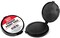 2000 Plus Fingerprint Ink Pad, 2" Diameter, Black Ink, Clean Non-Staining Ink for Fingerprints